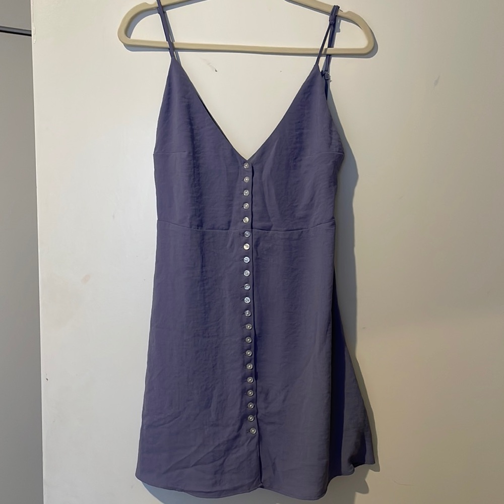 Lavender Sun dress with Cross back